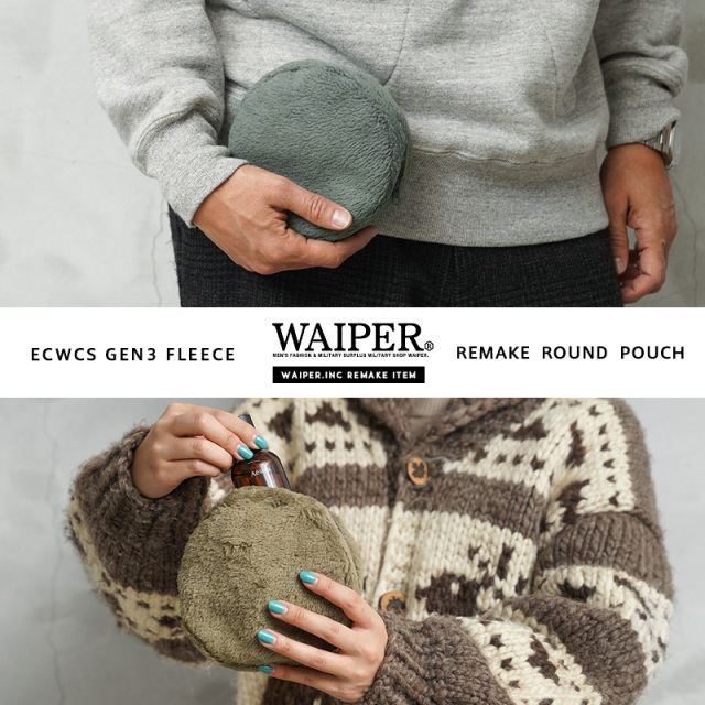 WAIPER.inc 実物 米軍 ECWCS Gen3 POLARTEC（ポーラテック）リメイク フリース ラウンドポーチ