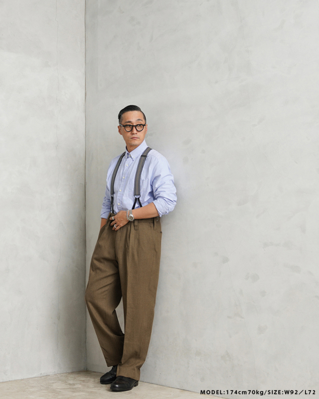 【40s実物】茶杢LRDGデザートオーバーパンツ　イギリス軍特殊部隊 1940s イギリス軍 ウインドプルーフ パンツ British Army TROUSERS