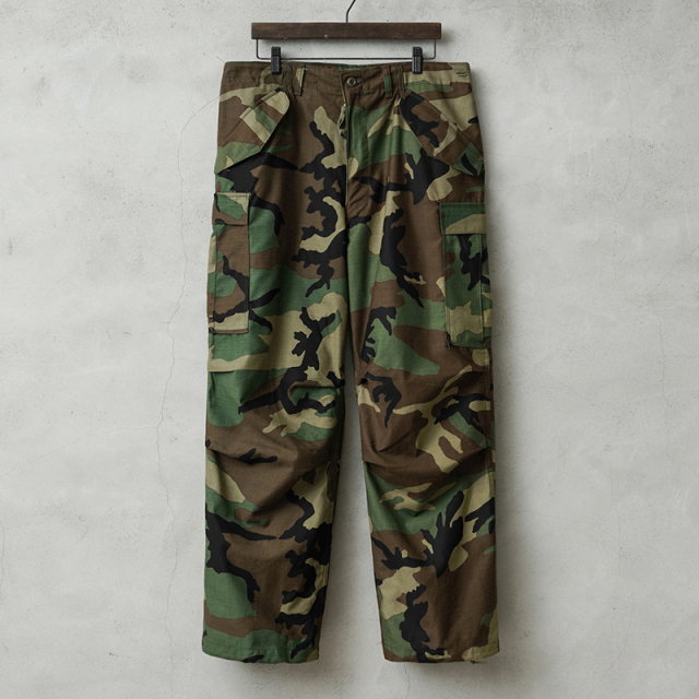 実物 新品 デッドストック 米軍 M-65フィールドカーゴパンツ ウッドランド迷彩