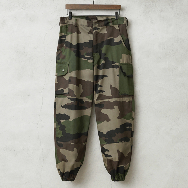 実物 新品 デッドストック フランス軍 F-2 カーゴパンツ CCEカモ