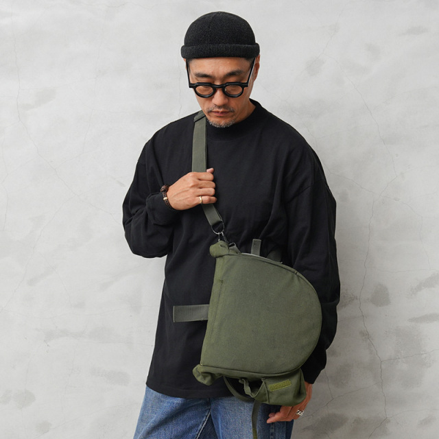 実物 USED 米軍 M40 ガスマスクバッグ TYPE B