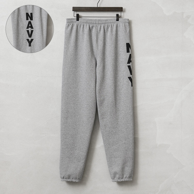 新品 米軍 U.S.NAVY オフィシャルライセンス トレーニング スウェットパンツ GRAY