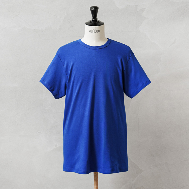 実物 新品 デッドストック オランダ軍 ショートスリーブ Tシャツ BLUE