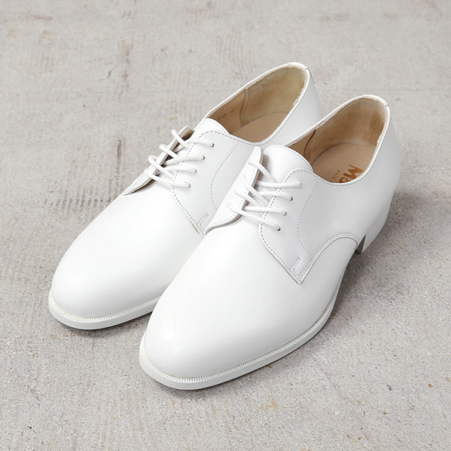 実物 新品 デッドストック フランス軍 MARBOT社製 レザー オフィサーシューズ WHITE