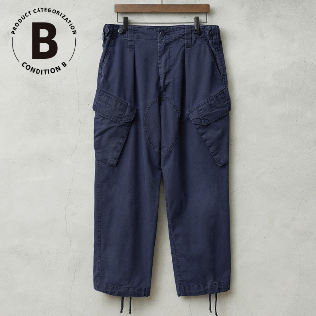 リジェクトB 訳あり品 実物 USED イギリス軍 ROYAL NAVY COMBAT カーゴパンツ スラントポケット