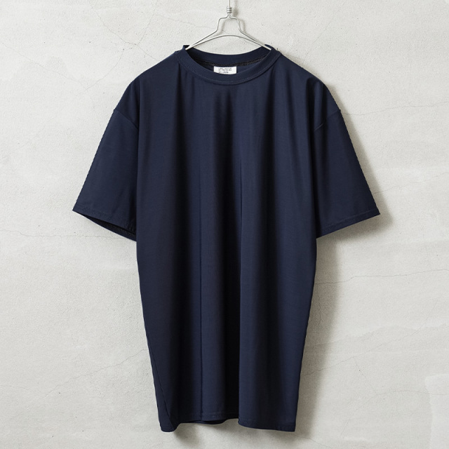実物 新品 デッドストック 米軍 SEKRI社製 DECK CREW Tシャツ NAVY