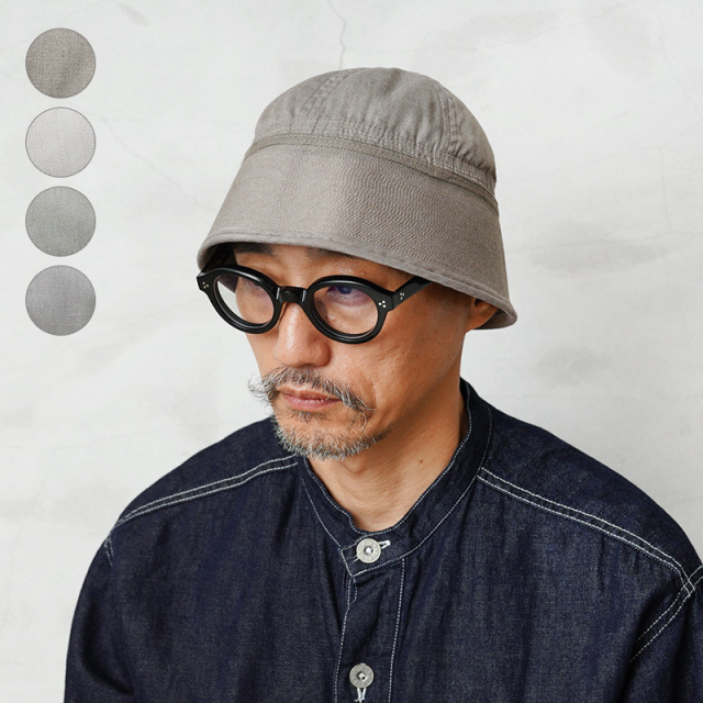 実物 新品 デッドストック 米軍 セーラーハット GRAY染め