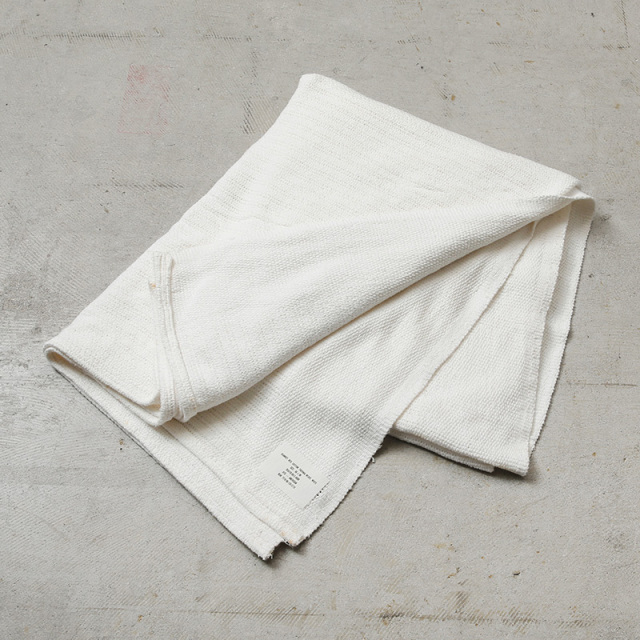 実物 新品 デッドストック 米軍 コットンサーマル ベッド ブランケット ホワイト TYPE A