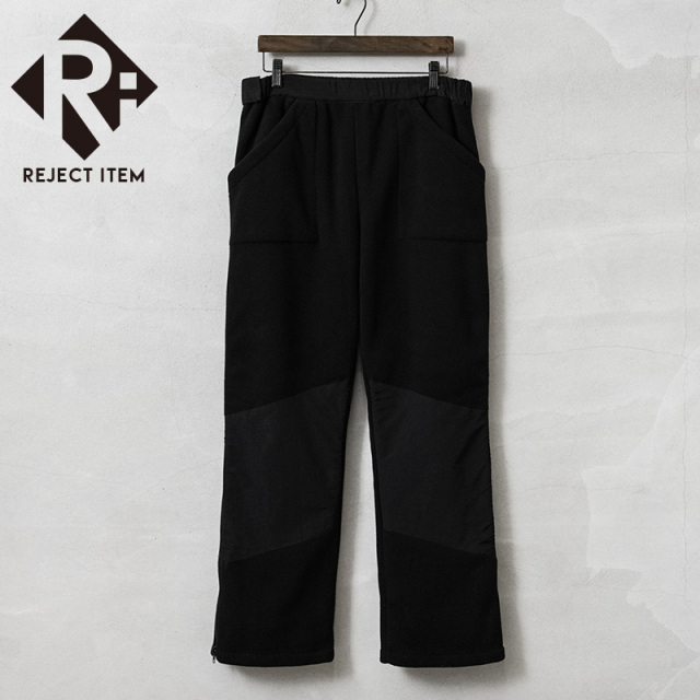 リジェクト 訳あり品 USED 米軍放出 COLD WEATHER SYNTHETIC フリースパンツ BLACK
