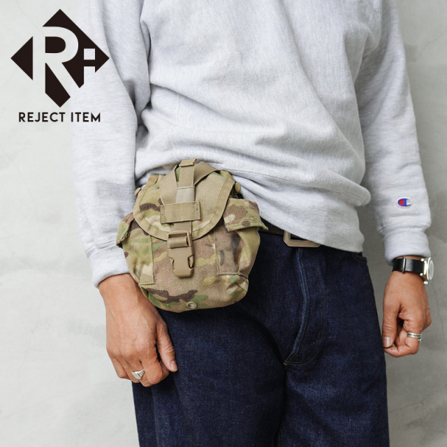 リジェクト 訳あり品 実物 USED 米軍 MOLLE II CANTEEN GENERAL PURPOSE ポーチ MULTICAM