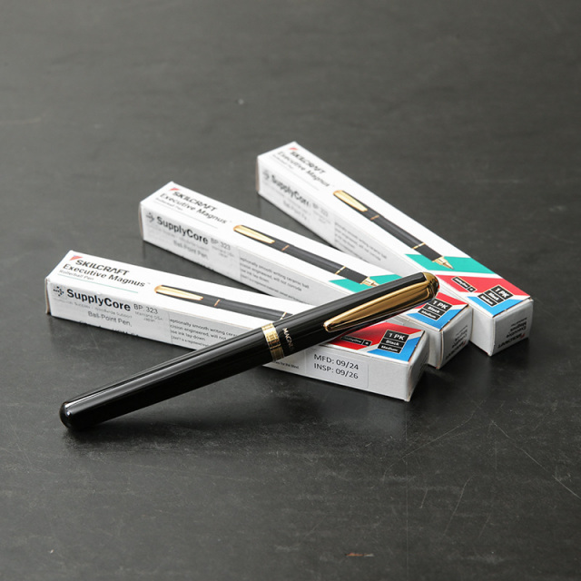 実物 新品 デッドストック 米軍 SKILCRAFT社製 Executive Magnus ローラーボールペン