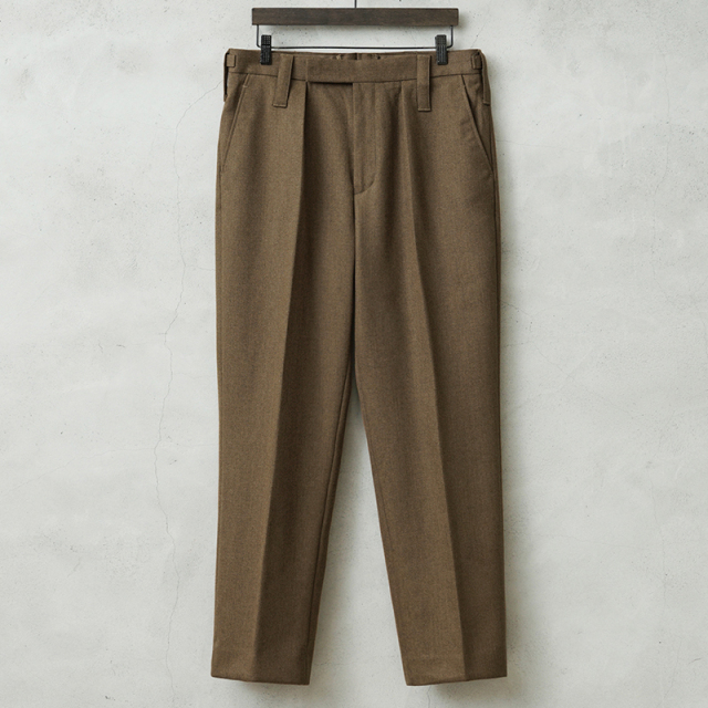 実物 USED イギリス陸軍 ALL RANKS No.2 DRESS ウール トラウザーズ / オフィサーパンツ ブラウン WOOL100%