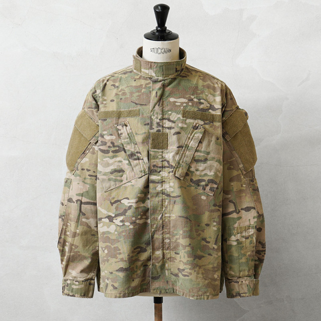 実物 USED 米軍 FLAME RESISTANT コンバット ジャケット MULTICAM
