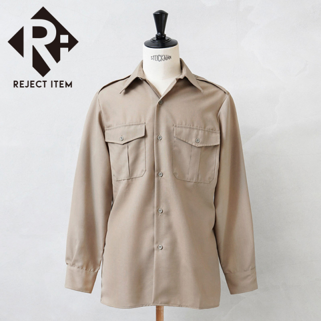 リジェクト 訳あり品 実物 新品 デッドストック フランス軍 80～90’s オフィサーシャツ