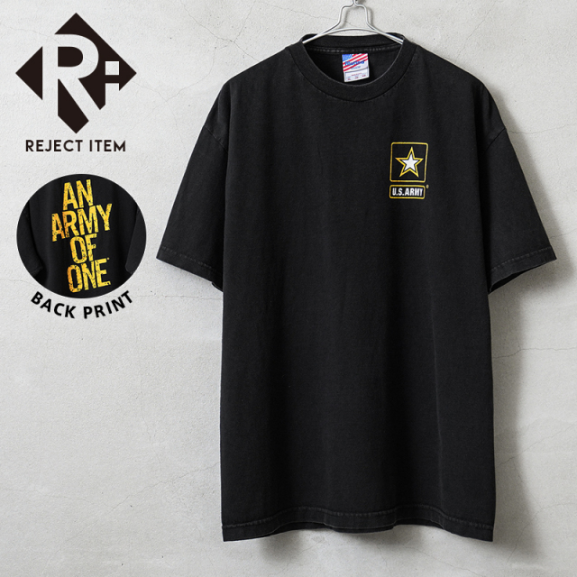 リジェクト 訳あり品 USED 米軍 U.S.ARMY オフィシャルライセンス リクルーティング バックプリント Tシャツ AN ARMY OF ONE #6