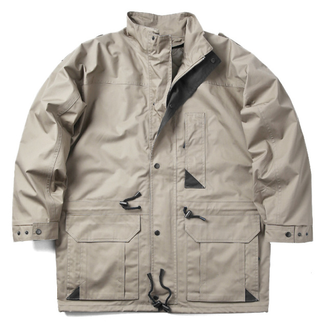 実物 新品 オランダ軍 キルティングライナー付き フィールドジャケット KHAKI