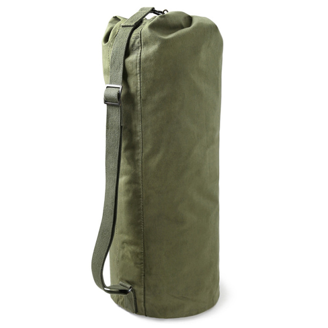 実物 USED オランダ軍 コットン ダッフルバッグ スモール