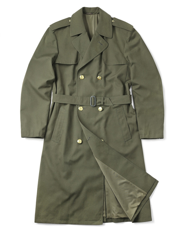 実物 新品 チェコ軍 トレンチコート
