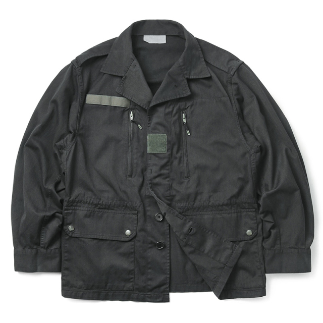 実物 新品 フランス軍 F-1ジャケット BLACK染め