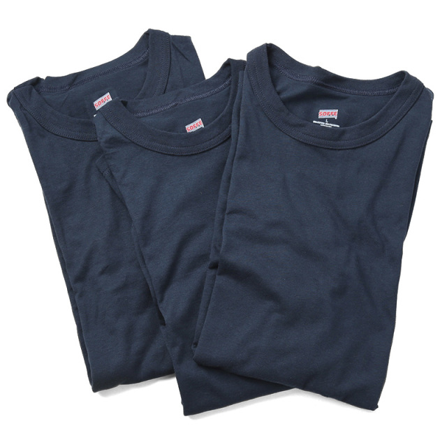 MADE IN USA SOFFE製 新品デッドストック 米軍使用 U.S. NAVY Tシャツ 3PACKS【T】