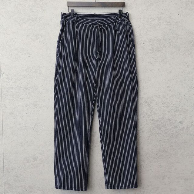 実物 USED ドイツ軍 ピンストライプ コックパンツ