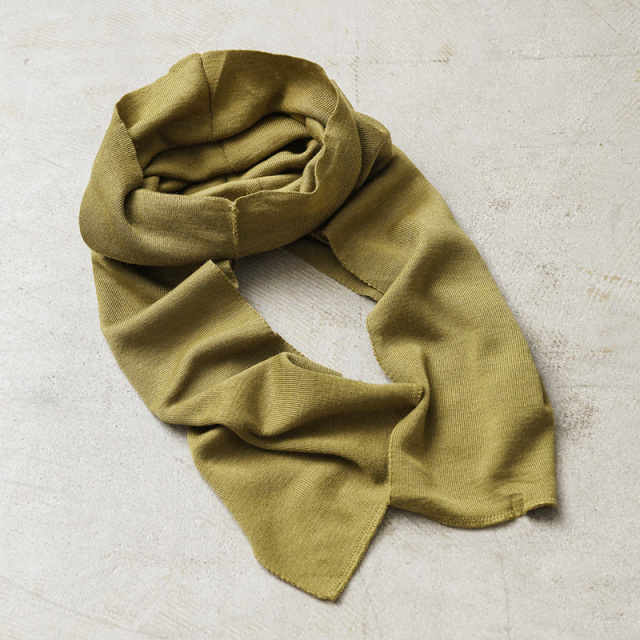 実物 USED オランダ軍 ネックロール マフラー MUSTARD