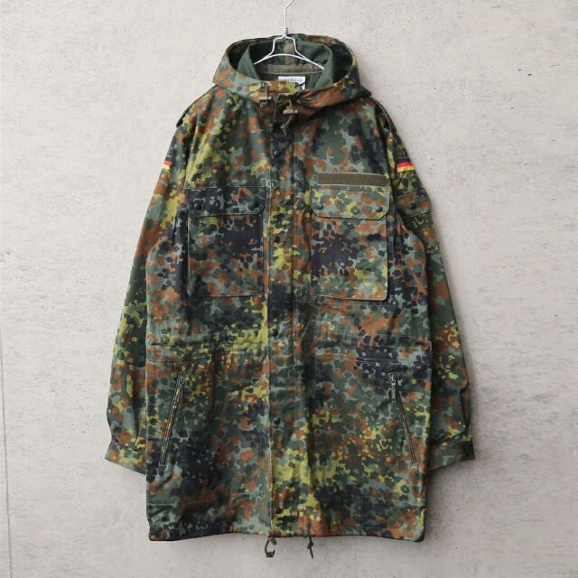 実物 新品 デッドストック ドイツ軍 フレクターカモ パーカー
