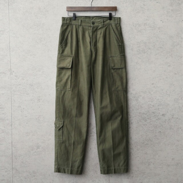 実物 USED オランダ軍 フィールドカーゴパンツ ナイフポケット付き