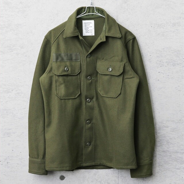 実物 新品 デッドストック 米軍 ヴィンテージ ウールシャツ OG-108 後期型