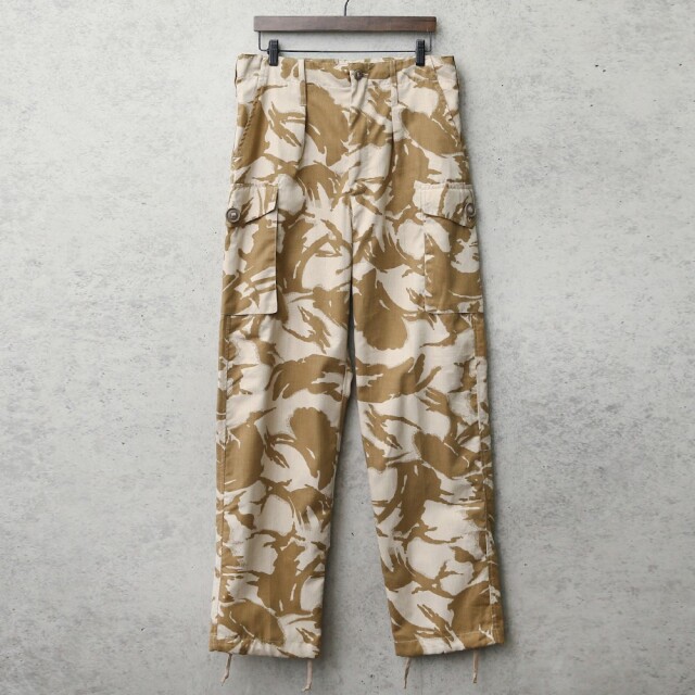 実物 USED イギリス軍トロピカル コンバットパンツ デザートDPMカモ