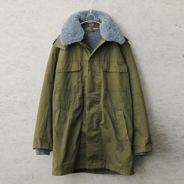 実物 USED チェコ軍 M-85 フィールドパーカー ボアライナー付き