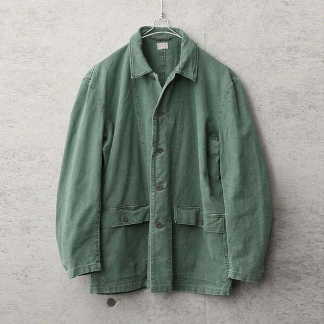 実物 USED スウェーデン軍 Overdragsrock M-59 ユーティリティー ワークジャケット