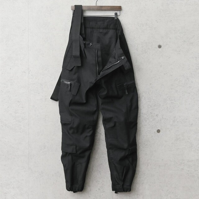 新品 ALE社製 スウェーデン軍 COMMERCIAL MODEL M-90 タンカースパンツ サスペンダー付き BLACK
