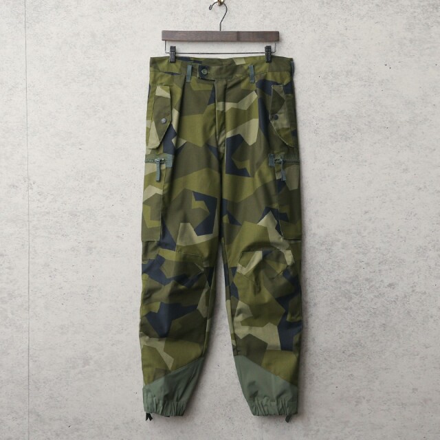 新品 ALE社製 スウェーデン軍 COMMERCIAL MODEL M-90 フィールドパンツ M90パターン（スカンジナビアカモ）