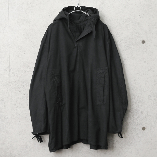実物 USED チェコ軍 スノーカモ パーカ BLACK染め
