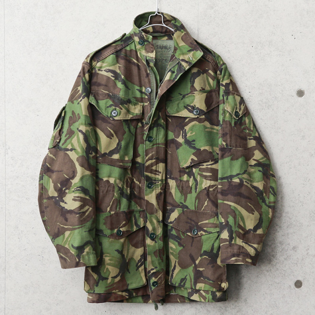 実物 USED イギリス軍 コンバット スモック フィールドジャケット DPMカモ