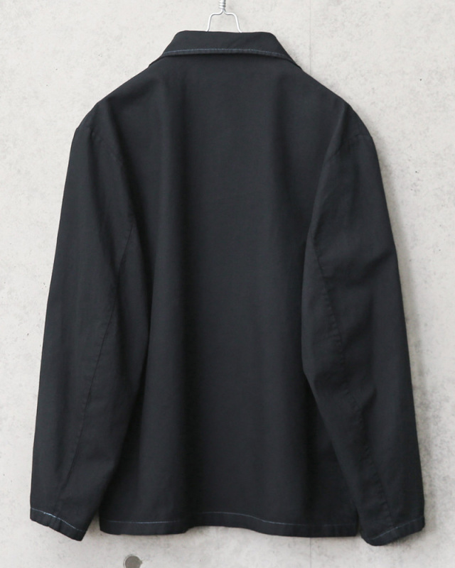 US.ARMY / パジャマシャツ/--/コットン/BLK/70s/後染め ミリタリー 卸売 仕入れ 問屋 実物 USED ドイツ軍 パジャマシャツ