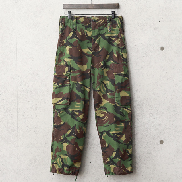 実物 USED イギリス軍 TEMPERATE（TROPICAL）コンバット カーゴパンツ DPMカモ【T】