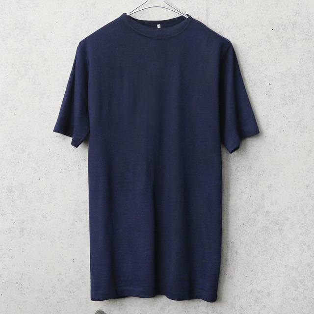 実物 新品 デッドストック イタリア海軍 ボートネック S/S Tシャツ