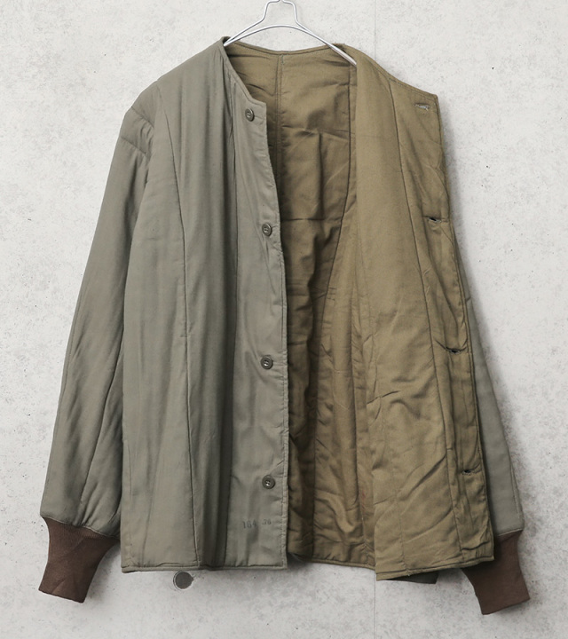 実物 新品 デッドストック チェコ軍 M-60 クルーネック ライナージャケット