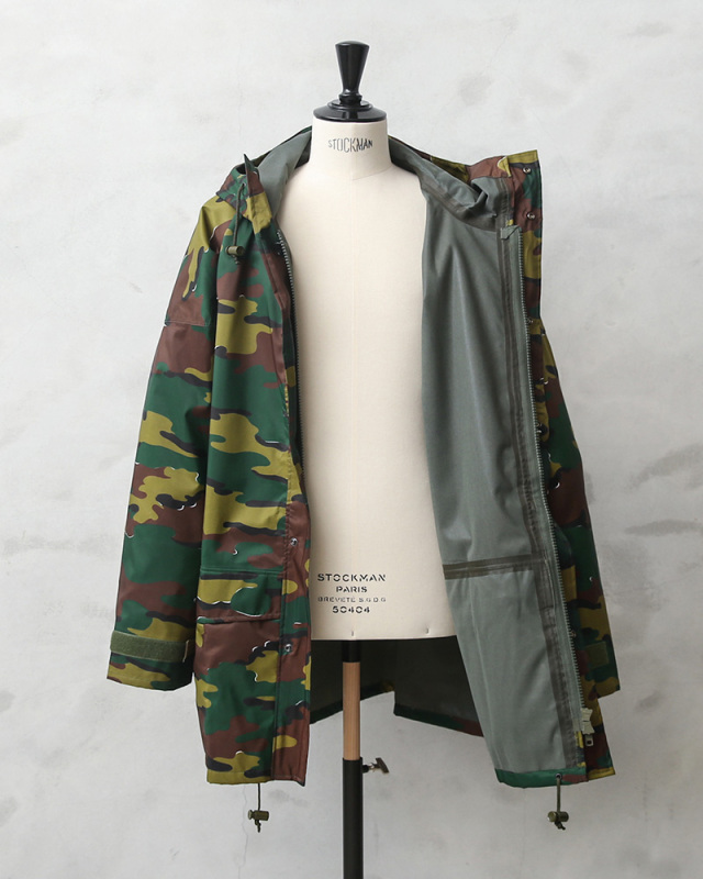 デッドストック/ベルギー軍/SEYNTEX/waterproof フード コート MILITARY 実物 新品 デッドストック ベルギー軍 SEYNTEX社製