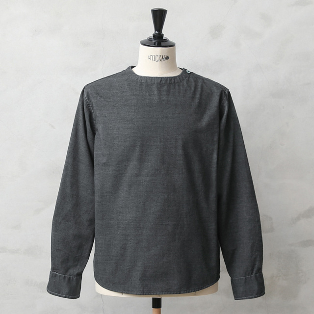 実物 新品 デッドストック ルーマニア軍 スリーピングシャツ DARK GRAY染め