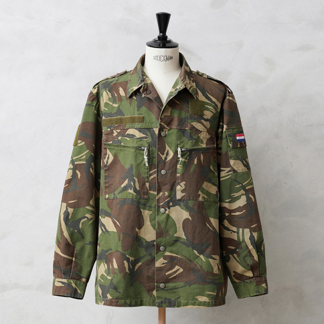 実物 USED オランダ軍 フィールドジャケット DPMカモ