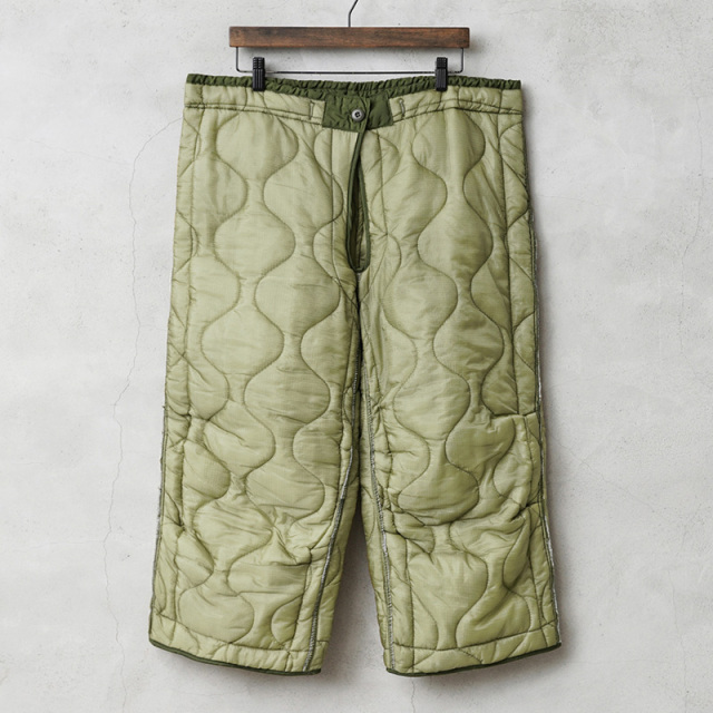 実物 新品 デッドストック 米軍 M-65 フィールドパンツ キルティング ライナー リップストップ