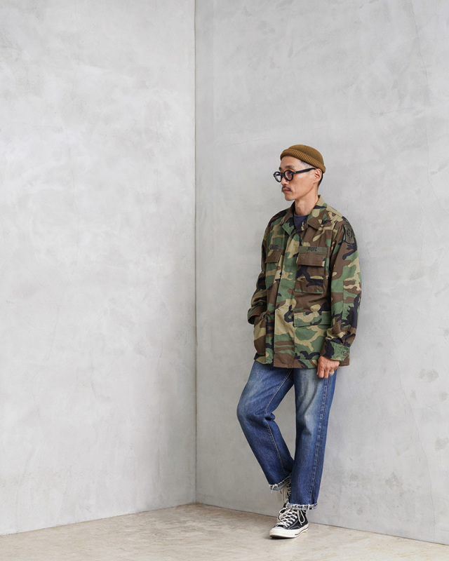 ミリタリー,卸売,仕入れ,問屋,実物,USED,米軍,BDU,WOODLAND,CAMO