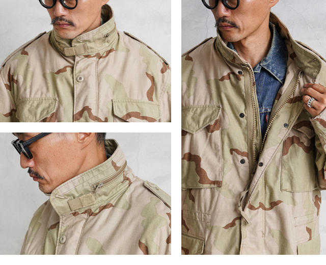 米軍 M-65フィールドジャケット 3カラーデザートカモ　実物　官給品　90's MILITARY 実物 新品 デッドストック 米軍 M-65フィールド
