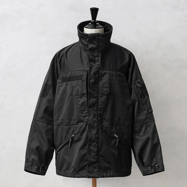 実物 USED オーストリア軍 パラトルーパージャケット DEEP BLACK染め