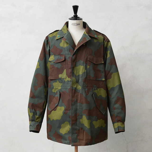 実物 新品 デッドストック イタリア軍 フィールドジャケット サンマルコカモフラージュ ライナー付き