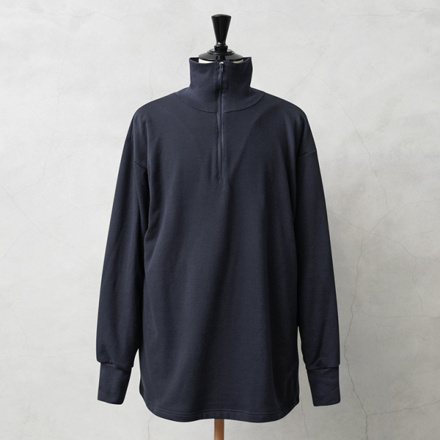 実物 新品 デッドストック オランダ軍 ハーフジップ ベースレイヤー アンダーシャツ