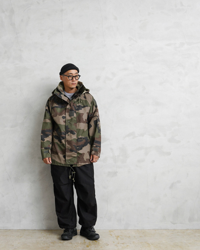 フランス軍 CCE カモフラージュ ウォータープルーフパーカ 実物 美品 フランス軍 CCE カモフラージュ ウォータープルーフパーカ 実物 美品